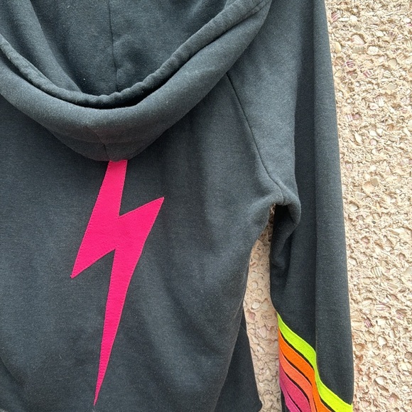 ❣️HOST PICK❣️ Aviator Nation Bolt Pullover Hoodie Five Stripe - Picture 3 of 6